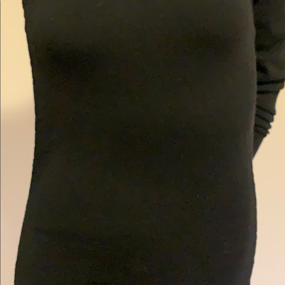 Michael Kors Collection Black Wool Ruched …Dress - Picture 4 of 14